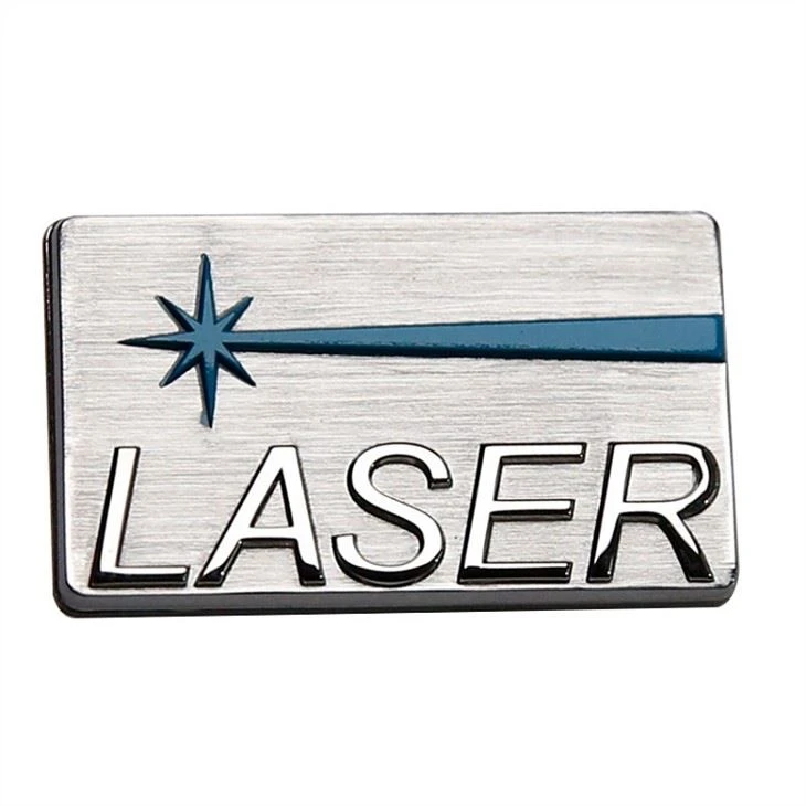 Custom 3d Metal Logo Sticker